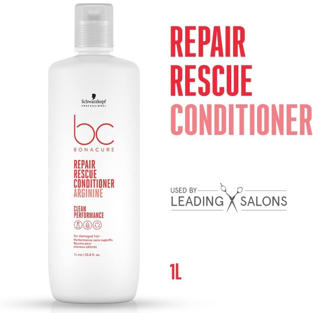 Schwarzkopf Professional BC BONACURE Peptide Repair Rescue Conditioner, 33.8oz